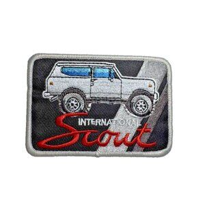 International Scout Truck Premium 3.5in Iron / Sew-On Patch
